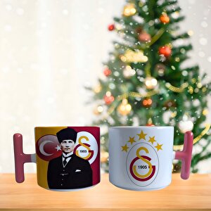 Atatürk Ve Galatasaray Porselen Fincan / Kupa -mug