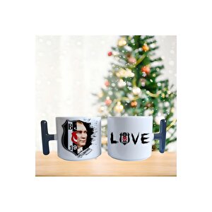 Atatürk Ve Beşiktaş Taraftar Porselen Fincan / Kupa -mug