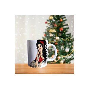 Pop Kraliçesi Amy Winehouse Avatar Temalı Porselen Kupa