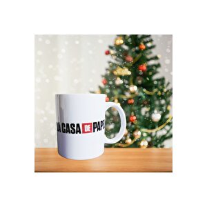 La Casa Da Papel - Dali Maske - Profesör- Tokyo - Helsinki - Stocholm Dizi Temalı Porselen Kupa