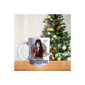 Amy Winehouse Back To Black Unutulmaz Sanatçı Porselen Kupa