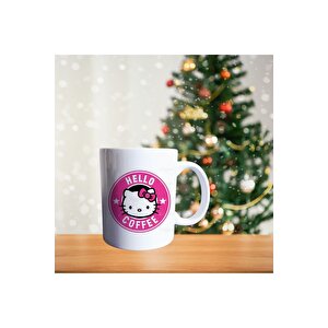 Melek Hello Kitty - Hello Coffee - Disnep Temalı Porselen Kupa