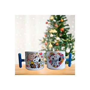 Snoopy Kalpler Porselen Fincan / Kupa -mug