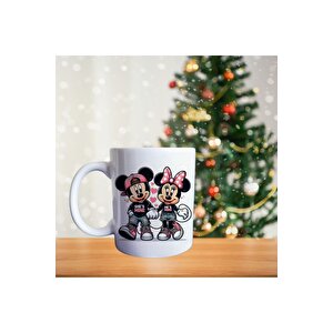 Sevgililer Günü Mickey Mouse Temalı Porselen Kupa