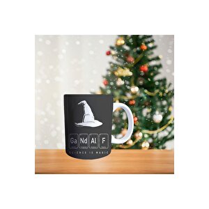 Gand Alf - Kukla - Sihirin Bilimi - Gandalf Film Temalı Porselen Kupa