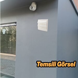 Havalandırma Baca Aspiratör Kapak Çekvalf Başlığı Haşere Önleyici Tek Yönlü Hava Çekimi Menfezi