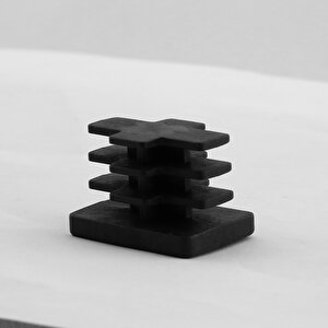Sandalye Masa Sehpa Ayak Tapası Tıpa Papuç Takoz Diktörtgen 20x30 Mm Parke Zemin Koruyucu 12 Adet