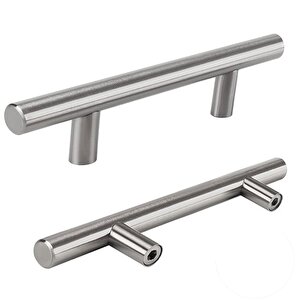 İnox Metal Mobilya Mutfak Çekmece Dolap Dolabı Kapak Kulbu Kulpu Kulpları (192 Mm - 19.2 Cm)