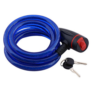 Halat Zincir Kilit 150 Cm Bisiklet Motosiklet Çelik Kilit Çap 12 Mm Ø  Hırsız Önleme Güvenlik 1 Adet
