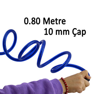 Bisiklet Kilidi 80 Cm Çelik Halat Zincir Kilit Çap 10 Mm Ø  Hırsız Önleme Güvenlik 1 Adet