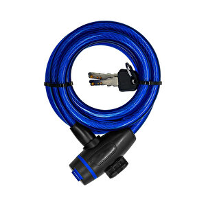 Bisiklet Kilit 150 Cm Motosiklet Halat Zincir Çelik Kilit Çap 12 Mm Ø  Hırsız Önleme Güvenlik 1 Adet