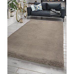 Fuzzy Kürk Halı 200x290 Antrasit Antrasit