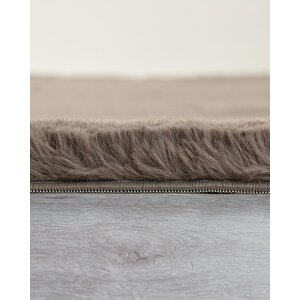 Fuzzy Kürk Halı 200x290 Antrasit Antrasit