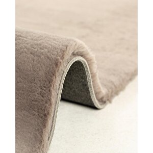 Jassrug Fuzzy Kürk Halı 200x290 Antrasit
