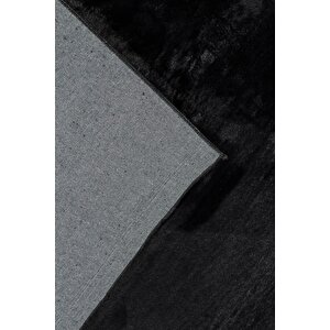 Jassrug Kürk Halı 160x220 Siyah