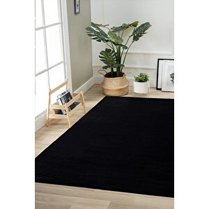Kürk Halı 120x180 Siyah Siyah