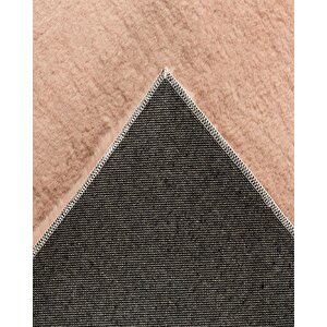 Fuzzy Kürk Halı 120x180 Pudra Pudra