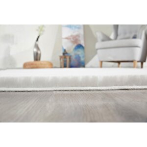 Kürk Halı 80x120 Optik Optik Beyaz