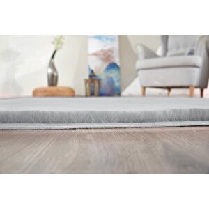 Kürk Halı 80x120 Gri Gri