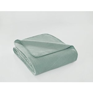 Brighton Collection Pamuklu Tv Battaniye 130x170 Mint Mint