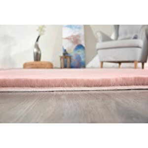 Kürk Halı 80x120 Pudra Pudra