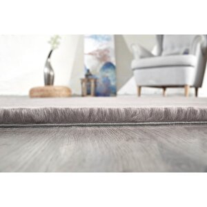 Kürk Halı 80x120 Antrasit Antrasit