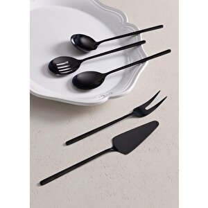 Giallo Servis Seti Siyah 5 Parça