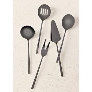 Giallo Servis Seti Siyah 5 Parça