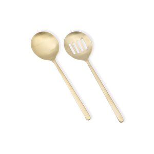 Giallo Servis Seti Şampanya Gold 2 Parça