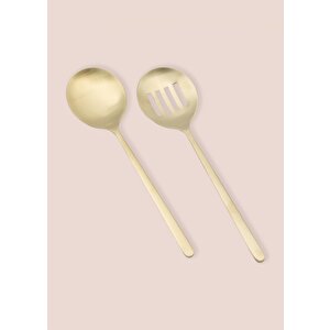 The Mia Giallo Servis Seti Şampanya Gold 2 Parça