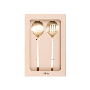 The Mia Giallo Servis Seti Şampanya Gold 2 Parça