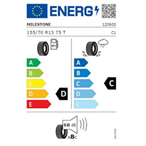 155/70 R13 Tl 75t Carmile Yaz Lastiği (üretim Tarihi:2025)