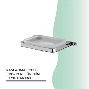 İgk Yapi - Çelik Banyo Mercan Montajlı Sabunluk (ms10-003)