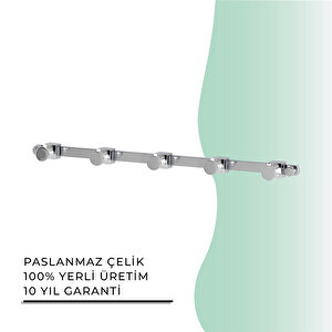 İgk Yapi - Çelik Banyo Mercan Beşli Askılık (ms10-012)