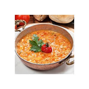 20 Cm Dövme Bakır Sahan Yumurta Tava Kuymak Menemen Tava 20 Cm