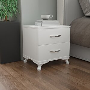 Omega 2 Çekmeceli̇ Komodi̇n - Beyaz