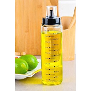 2 Adet Borosilikat Cam 500ml Damlatmaz Yağdanlık,(isiya Dayanikli Akilli Yağlik)