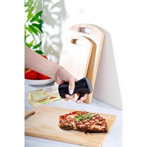 2 Adet Cam Yağlık Sirkelik – Siyah Sprey Yağdanlık 225 Ml