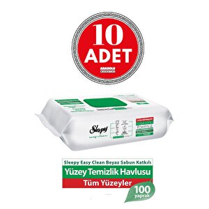 Easy Clean Yüzey Temizlik Havlusu 100 Yaprak X 10 Adet