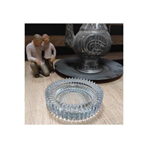 Kristal Lüks Cam Küllük 14cm Şeffaf