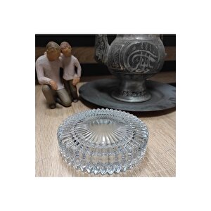 Kristal Lüks Cam Küllük 14cm Şeffaf