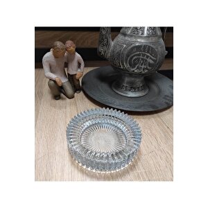 Kristal Lüks Cam Küllük 14cm Şeffaf