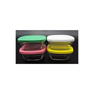 Saklama Kabı Pudding Plastik Kapak 4'lü Fma07093