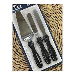 Paslanmaz Çelik Pasta Spatula Seti