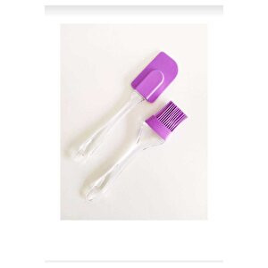 Öner Home 2 Li Slikon Spatula Fırça Seti