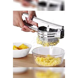 Patates Ezici - Patates Püresi Yapıcı - Paslanmaz Çelik Bebek İçin Püre Tüm Sebze Ve Meyvelere Uygun