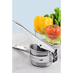 Patates Ezici - Patates Püresi Yapıcı - Paslanmaz Çelik Bebek İçin Püre Tüm Sebze Ve Meyvelere Uygun