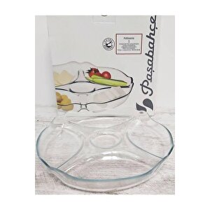 10467 Bölmeli Çerez Ve Kahvaltı Tabağı & Basic*25 Cm