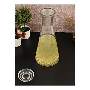 Timeless Kapaksız Karaf Şişe Sürahi 940 Cc Limonata Süt Su Şişesi 80402