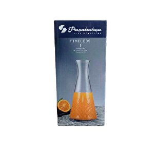 Timeless Kapaksız Karaf Şişe Sürahi 940 Cc Limonata Süt Su Şişesi 80402